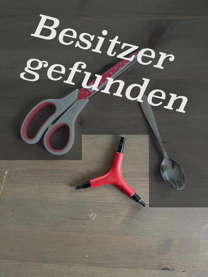 Schere, Löffel, Imbusschlüssel
